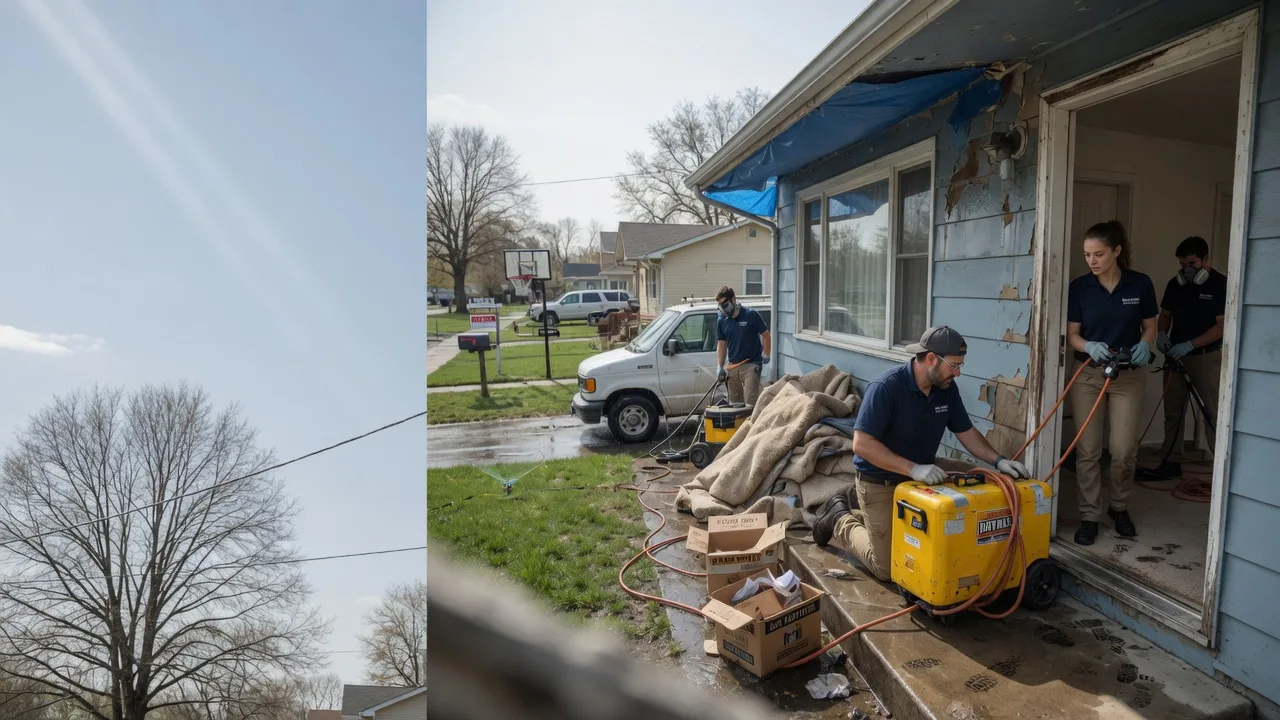 Basement Flood Cleanup in Sebring, OH near me